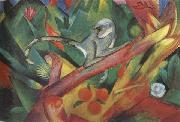 Franz Marc The Monkey (mk34) oil painting picture wholesale